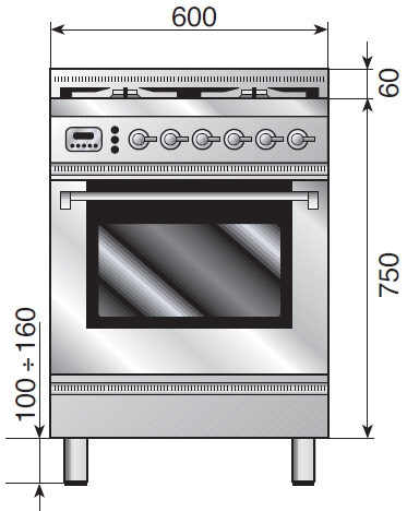Плита ILVE PD100