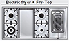 Fry top + Fryer
